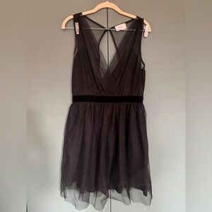 Vicolo tulle black mini dress size M